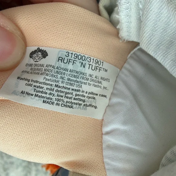 Vintage Cabbage Patch Kid 1990 First Edition Ruff’ N’ Tuff Red Head Hasbro CPK - Picture 16 of 16